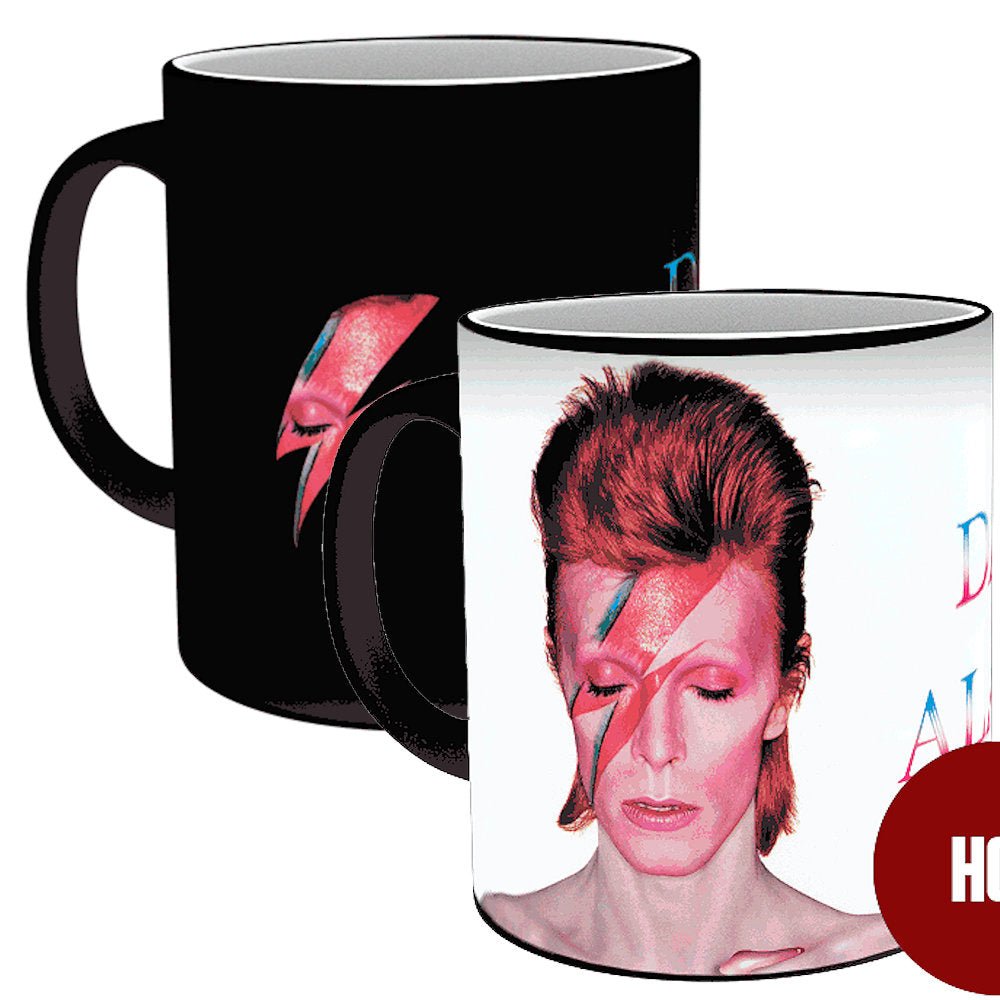 DAVID BOWIE デヴィッドボウイ - ALADDIN SANE / マジック・マグカップ / マグカップ - PGS
